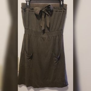 Banana  republic olive green sleeveless dress